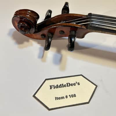 Vintage 4/4 Violin Henri Farny & Cie around 1920 - Varnished Maple & Spruce image 12