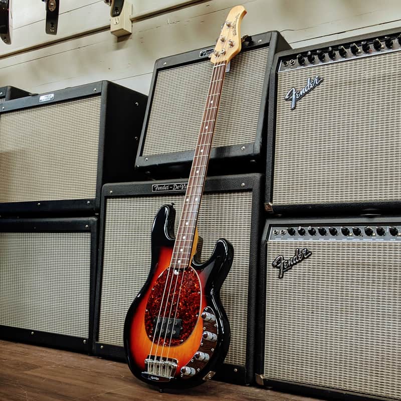 Ernie Ball Music Man Stingray 4 with Hardshell Case - Sunburst image 1