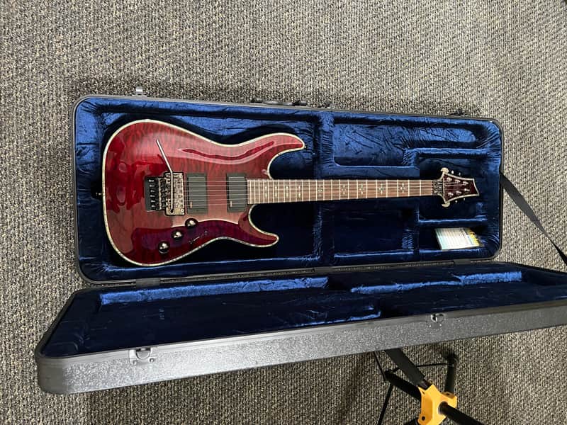 Schecter C1 Hellraiser 2000s - Black Cherry image 1