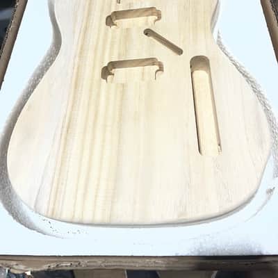 New Telecaster Electric Guitar Body Paulownia Wood image 2