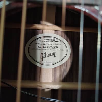 Gibson Hummingbird Studio Rosewood Burst 2023 - Gloss image 10