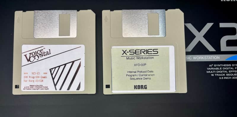 Korg X2, X3, X3R Preload Data Floppy Disk Set image 1