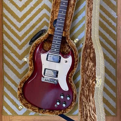 Vintage 1966 Gibson SG Melody Maker Cherry, T Top Neck + SD Pearly Gate Bridge Pickups & Tweed Case image 2