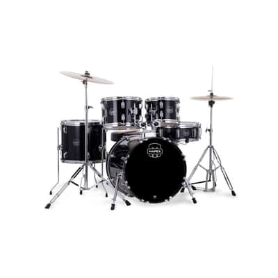Mapex Comet 5-Piece Drum Set 18" Bass Drum, Dark Black image 1