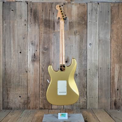 Fender '54 Stratocaster Custom Shop 1998 Gold Hardware, Orig Case & Paperwork- Aztec Gold image 4