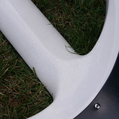 Vintage 1970's John Birch Bass In Rare Arctic White image 17