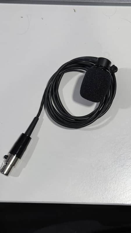 Shure WL183 Omnidirectional Condenser Lavalier Mic with 4' TA4F Cable 2011 - Present - Black image 1