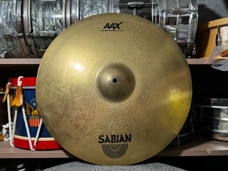 Sabian 21" Raw Bell Dry Ride Ride Cymbal image 1