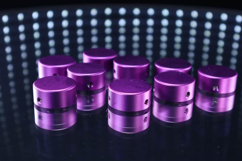 (9) Pedal Switch Toppers — Purple image 1