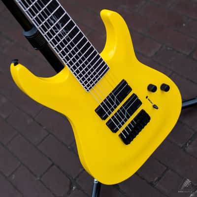 ESP LTD SC-608 Limited Edition Stephen Carpenter Signature - Chiquita Yellow image 4