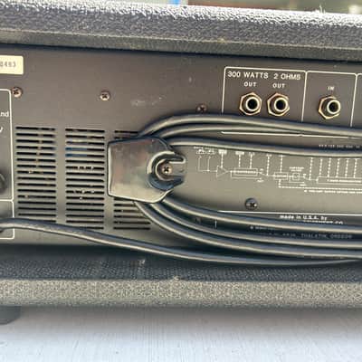 Sunn Coliseum-300 300-Watt Bass Amplifier Head 1980s - Black image 6