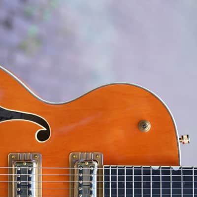 Gretsch Synchromatic Nashville Hollow Body Single-Cut with Bigsby - 50's Orange Stain image 4