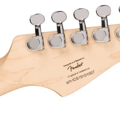 SQUIER - Mini Stratocaster Left-Handed Laurel Fingerboard White Pickguard Black - 0370123506 image 5