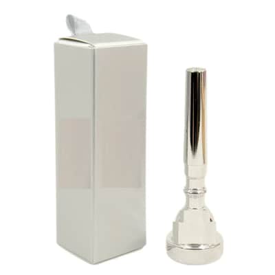 Trumpet Mouthpiece for Bach Size Silver Plated image 1
