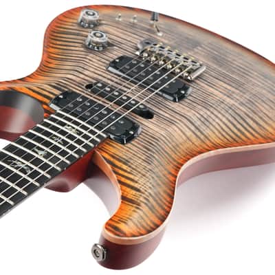 PRS Modern Eagle V Wood Library Satin Ten Top Burnt Maple Leaf 2024 image 10
