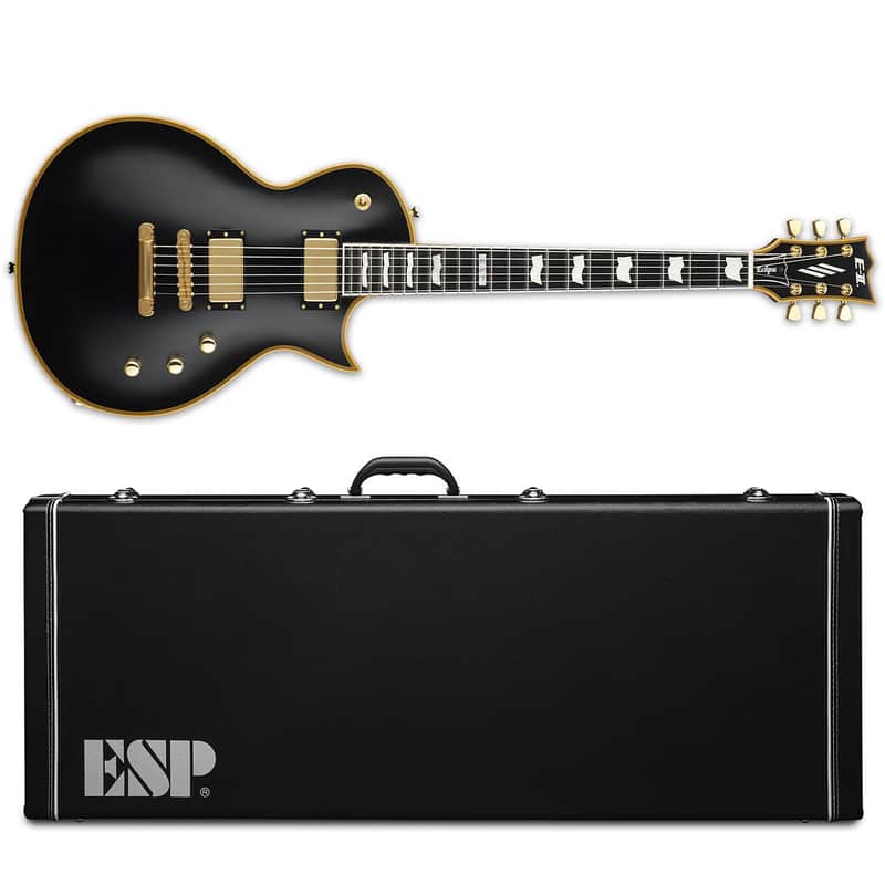 ESP E-II Eclipse DB VB Vintage Black w/ ESP Hard Case! New Electric Guitar EII DBVB image 1