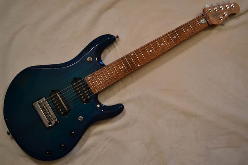 Ernie Ball Music Man JP7 PDN 2014 Neptune Blue image 1