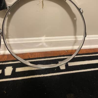 Ludwig No. 552 Bronze 6.5x14" 10-Lug Snare Drum with Rounded Blue/Olive Badge 1981 - 1984 - Clear-Lacquered Bronze image 10