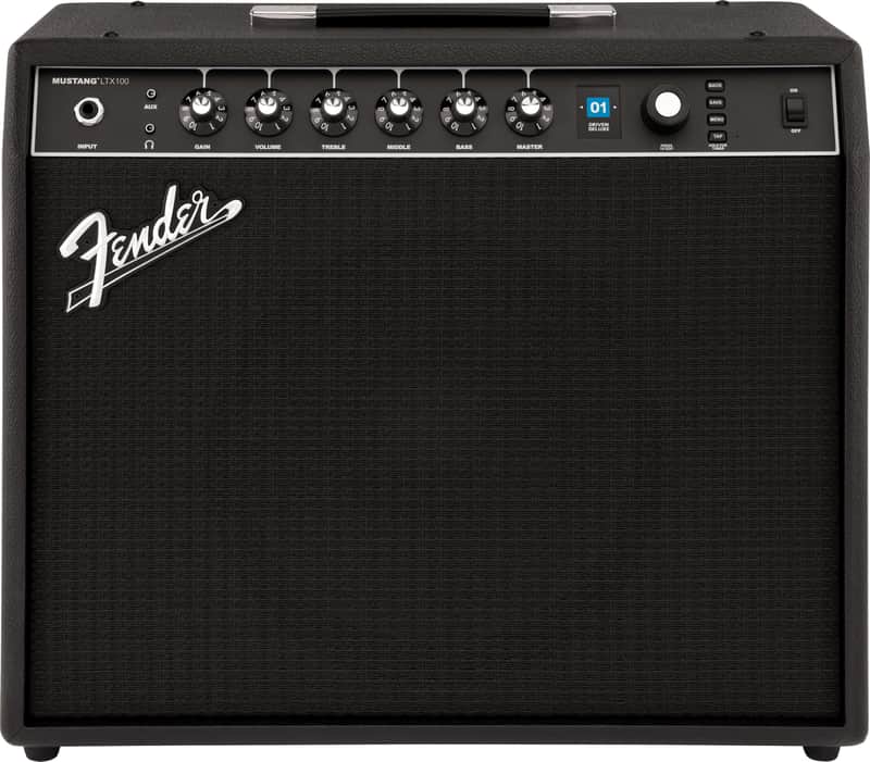 Fender Mustang LTX100 100W 1x12 Digital Combo Amp - Black image 1