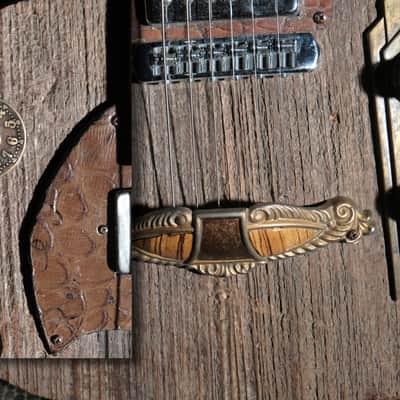 Postal  Crossroads 1910 Limited Edition  #1 Barnwood Upgrade Bigsby F Hole image 6