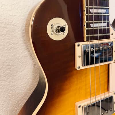 Aria LS-500 Les Paul Flame Maple Top Set Neck Tobacco Burst 1978 Made In Japan image 6