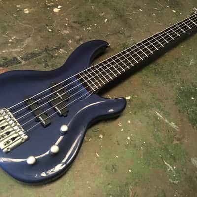 Aria IGB 50/5 5 String Bass Guitar 2001 Korea Samick Factory image 2