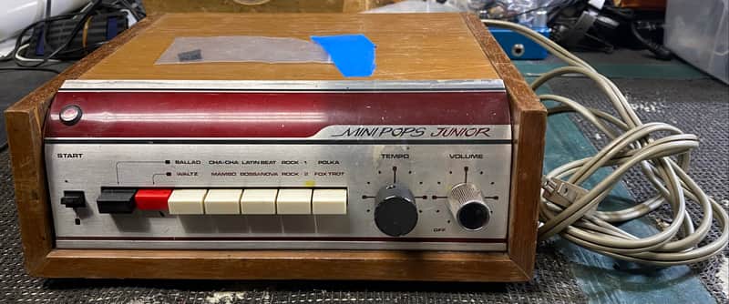 Early 70's Keio Electronic Lab Mini Pops Junior Vintage Drum Machine image 1