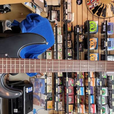 ESP LTD AP-204 - Black Satin Electric Bass Guitar image 3
