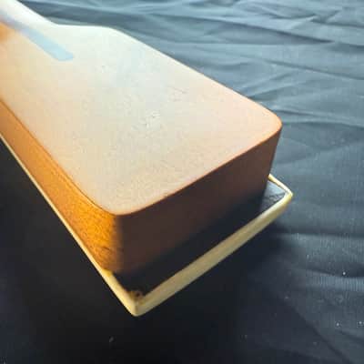 BMC Guitar Neck Tele® Telecaster® 22 Fret Maple MOP Block Inlays Bound With Rosewood Fingerboard Nitro Lacquer 2025 - 9.5 Radius   [TN110] image 8