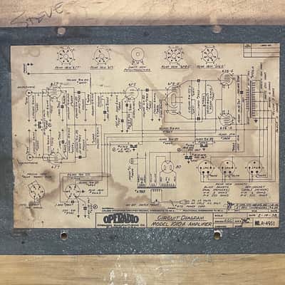 Operadio 1010-A Vintage Harmonica Tube PA Head Amplifier image 6