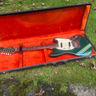 1969 Fender Mustang Competition Burgundy (Blue) image 5