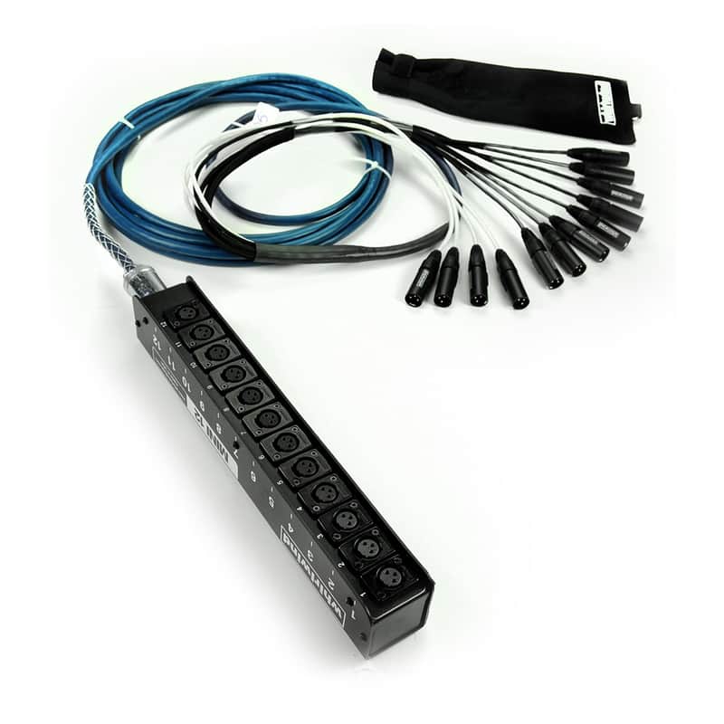 Whirlwind Mini 12 Low Profile 12-Channel XLR Stage Snake (15 Foot) image 1