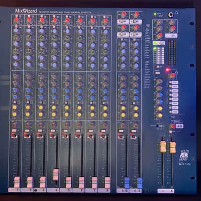 rare Allen & Heath WZ12:2DX Desktop/Rack Console, Mixing Deck, Mixer, Analogue 12 Input Mixer with Digital Effects image 2