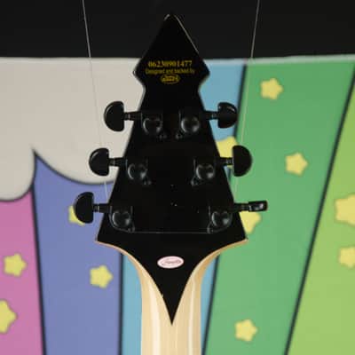 Used Firefly FFZVX Pro Zakk Wylde Warhammer Style Electric Guitar, Thunder Bolt Finish image 8