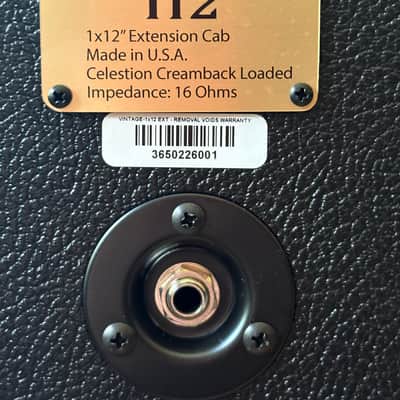 Friedman 112 Vintage 65-Watt 1x12" Closed Back Guitar Speaker Cabinet 2019 - Present - Black image 3