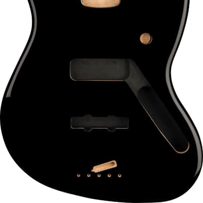 Fender Standard Series Jazz Bass Alder Body, Black image 8