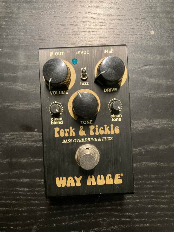 Way Huge WM91 Smalls Pork & Pickle Bass Overdrive & Fuzz 2019 - Present - Black image 1