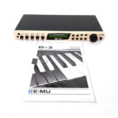E-MU Systems B-3 Rackmount 64-Voice Tone Wheel Organ 2002 w/ User Manual Maden in USA Worldwide Shipment image 3