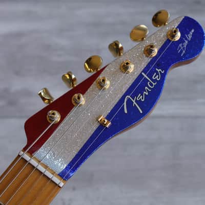 2024 Fender Limited Edition Buck Owens Telecaster (Red Silver & Blue Sparkle) image 2