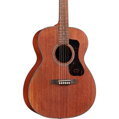 Guild OM-320 Natural Orchestra Model Acoustic Guitar - Solid Mahogany Top image 7