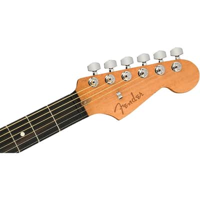Fender American Acoustasonic Jazzmaster Acoustic-Electric Guitar Regular Tobacco Sunburst image 6