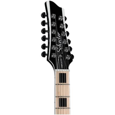 Schecter Stargazer 12-String Electric Guitar, Gloss Black image 7