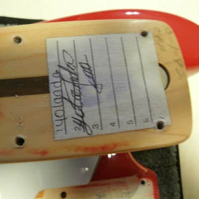 E-Gitarre Fender american standard stratocaster 1992 - cherry red mit Koffer image 14