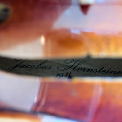 Beautiful old German 4/4 Violin Jacobus Hornsteiner 1936 - E. H. Roth Workshop Beautiful old German 4/4 Violin Jacobus Hornsteiner 1936 - E. H. Roth Workshop image 13