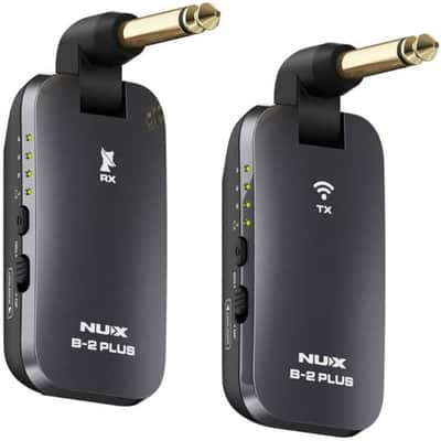 NuX B-2 PLUS Wireless Guitar System 2.4GHz Microphone with 60-Feet Line-of-Sight image 3