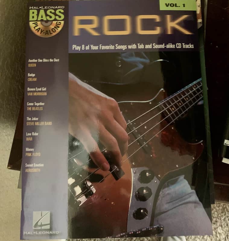 Hal Leonard Bass Play Along Vol.1 Rock image 1