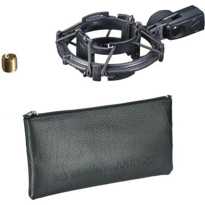 Audio-Technica AT2035 Large-Diaphragm Condenser Microphone with Gator Pop Filter image 4