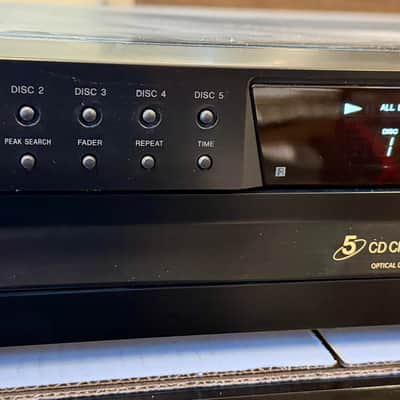 Sony CDP-CE375 5 Disc Carousel CD Changer w/ Optical; Tested SEE VIDEO image 2