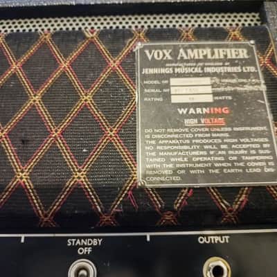 Vox Conqueror 2-Channel 30-Watt 2x12" Piggyback Guitar Amp 1967 - 1969 - Black image 8