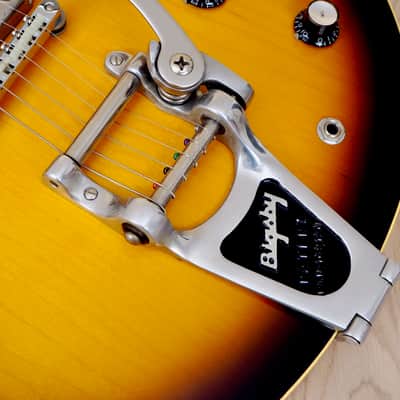 1998 Epiphone Elitist '64 Casino Sunburst Near Mint w/ Bigsby & Case, Japan Terada, McCartney Spec image 10